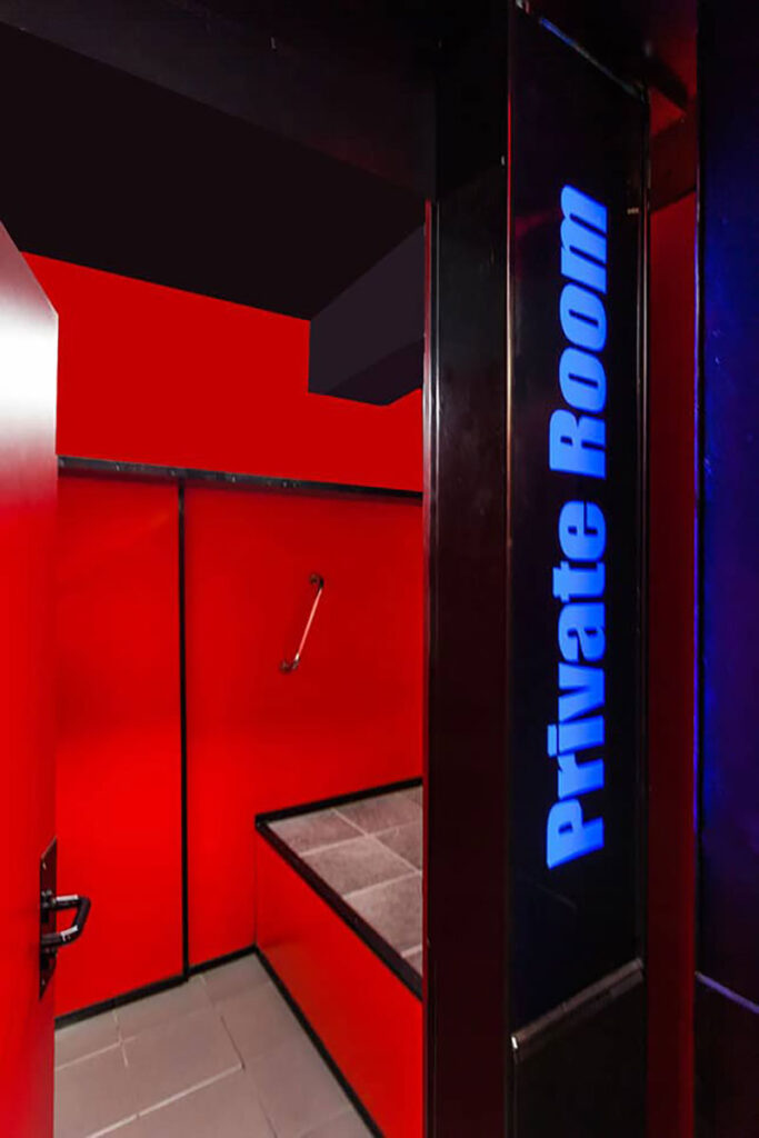 Private Room in einem Pornokino